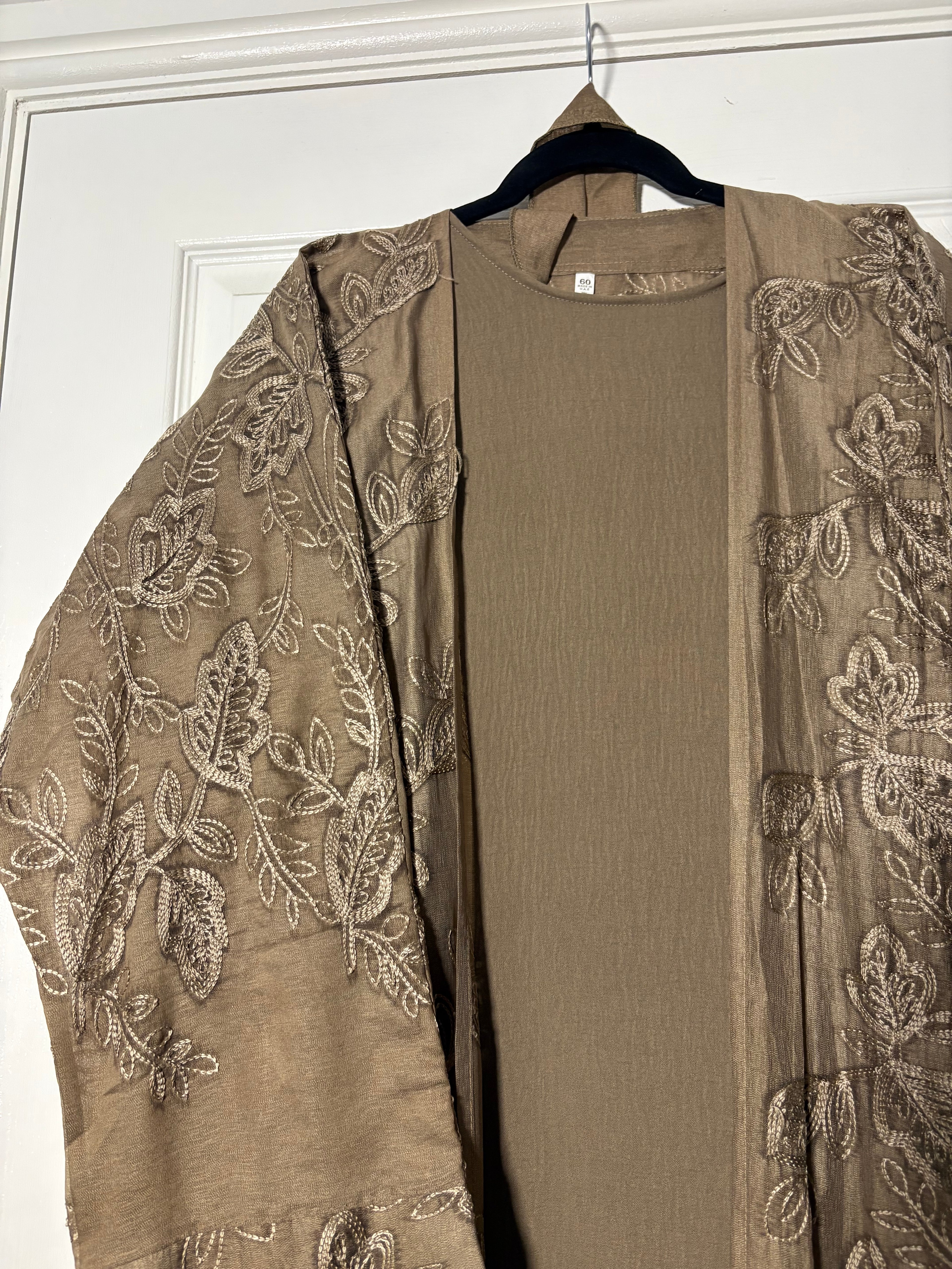 Hina Abaya- Desert taupe