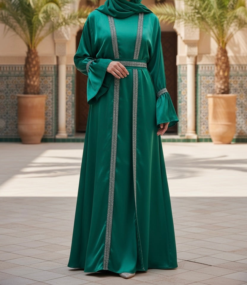 Zara Turquoise Abaya